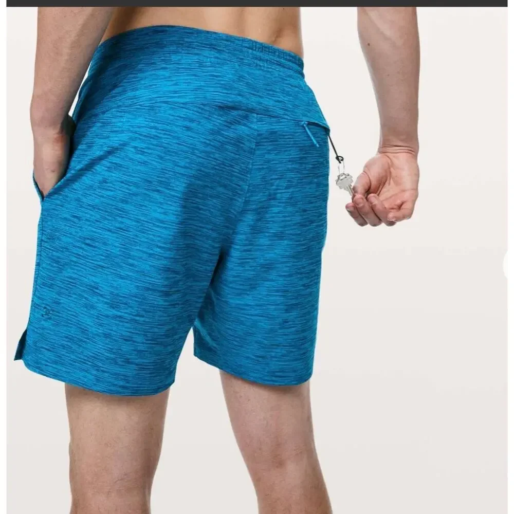 Lululemon Channel Cross Swim Shorts Blue Men’s Medium Quick Dry